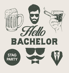 Hand Drawn Bachelor Party Text Best