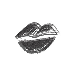 Hand Drawn Lips Icon