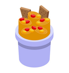 Sweet Berry Icon Isometric Summer Party