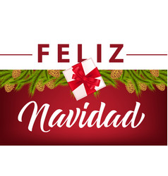 Feliz Navidad Bright Poster Design