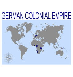 Map German Colonial Empire