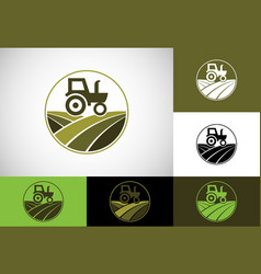 Tractor Logo Or Farm Logo Template Suitable