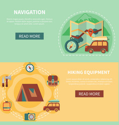 Camping Banner Set