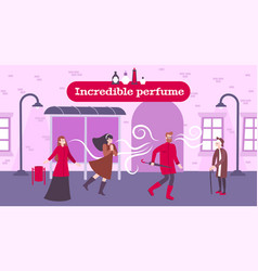 Perfume Odor Background