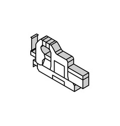 Quick Release Vice Isometric Icon