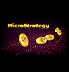 Banner Microstrategy Incorporated With Coins