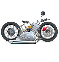 Motorcycle Concept With Spare Parts