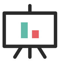 Projector Screen Graph Icon