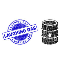 Scratched Laughing Gas Seal And Oil Barrel