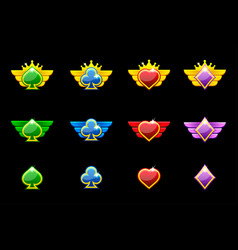 Set Of Award Badges For Casino And 2d Game