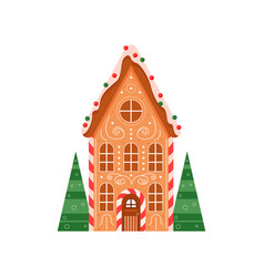 Winter Gingerbread House