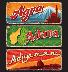 Agra Adana Adiyaman Provinces Turkey Il