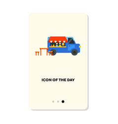 Food Truck Flat Icon