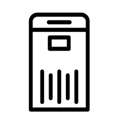 Room Air Cleaner Line Icon