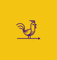 Chicken Direction Template Logo Design