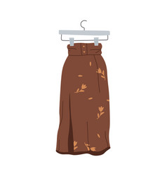 Cute Skirt On Cloth Hanger Flat Icon