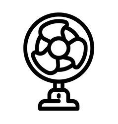 Fan Air Clean Line Icon