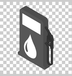 Gas Station 3d Icon Nozzle Isolated Pump