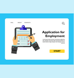 Application For Employment Icon