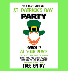 Saint Patricks Day Poster Flyer Design