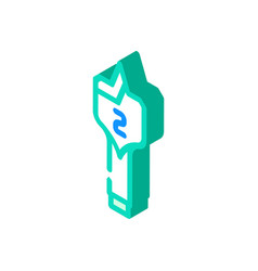 Spade Drill Bit Isometric Icon