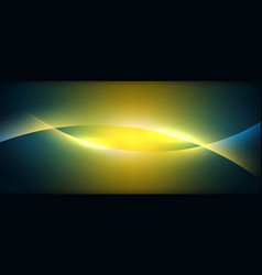 Astronomical Object With Yellow And Blue Wave