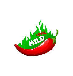 Mild Level Of Spicy Chili Sauce Taste Green Pepper