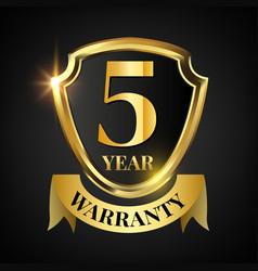 5 Year Warranty Golden Shield