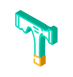 Drywall Hammer Isometric Icon