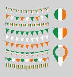 Irish Flag Garland Love Ireland Decorative