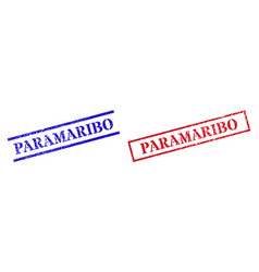 Paramaribo Grunge Rubber Seal Stamps