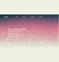 Landing Page Abstract Design With Field