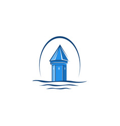 Chapel Bridge Logo Design Graphic