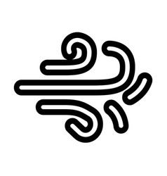 Wind Air Clean Line Icon