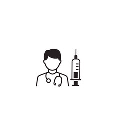 Doctor Vaccine Icon