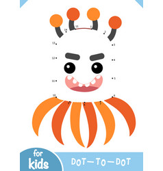 Numbers Game Dot To Dot Game For Children Cute