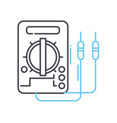 Electrical Service Line Icon Outline Symbol