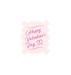 Happy Valentines Day Logo Template