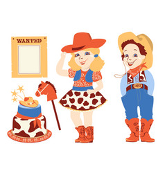 Cowboy Party Set Cowgirl Birthday Western