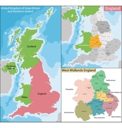 Map Of West Midlands England