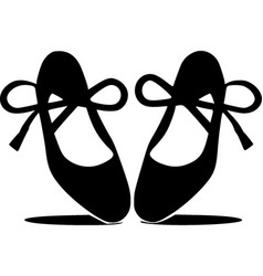 Ballet Shoes - Minimalist And Flat Logo