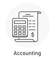 Accounting Icon Design