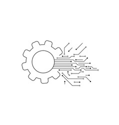 Cogwheel Gear Mechanism Digital Data