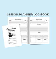 Kdp Interior Lesson Planner Journal Template