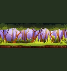 Seamless Game Forest Landscape