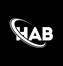 Hab Logo Letter Letter Logo Design