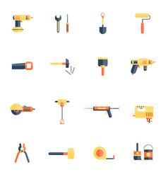 Home Repair Tools Icon Flat Home Repair Tools