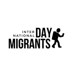 International Migrants Day On December 18 Poster