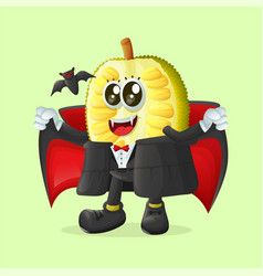 Jackfruit Character Dressed As A Vampire