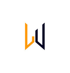 Lu Letter Logo Creative Design With Graphic